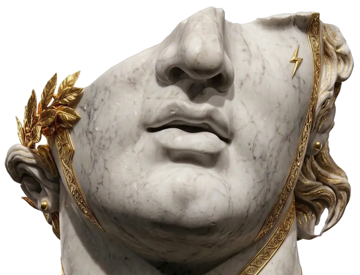 Greek marble bust